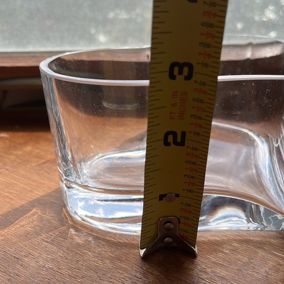 Crate & Barrel Glass Heart-shaped Dish - new - Picture 4 of 9